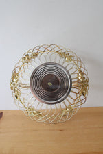 Silver Plated Twisted Wire Floral Basket
