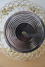 Silver Plated Twisted Wire Floral Basket