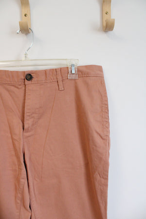 NEW 14th & Union Slim Fit Peach Orange Chino Pants | 34X32