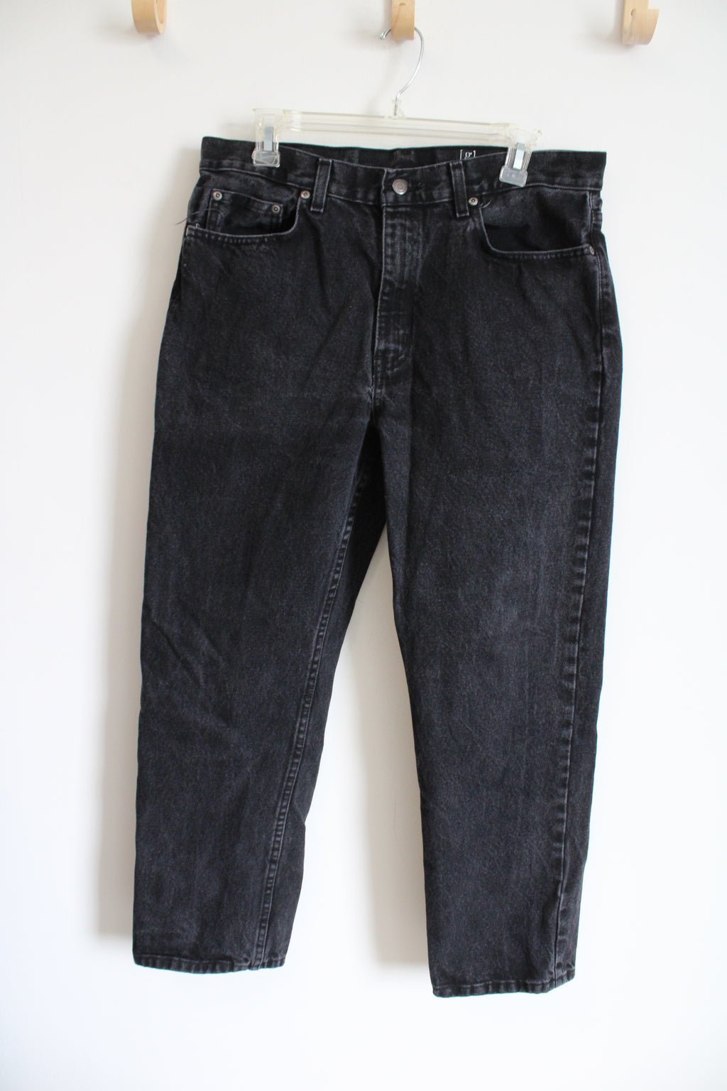 George Regular Fit Black Jeans | 34X29