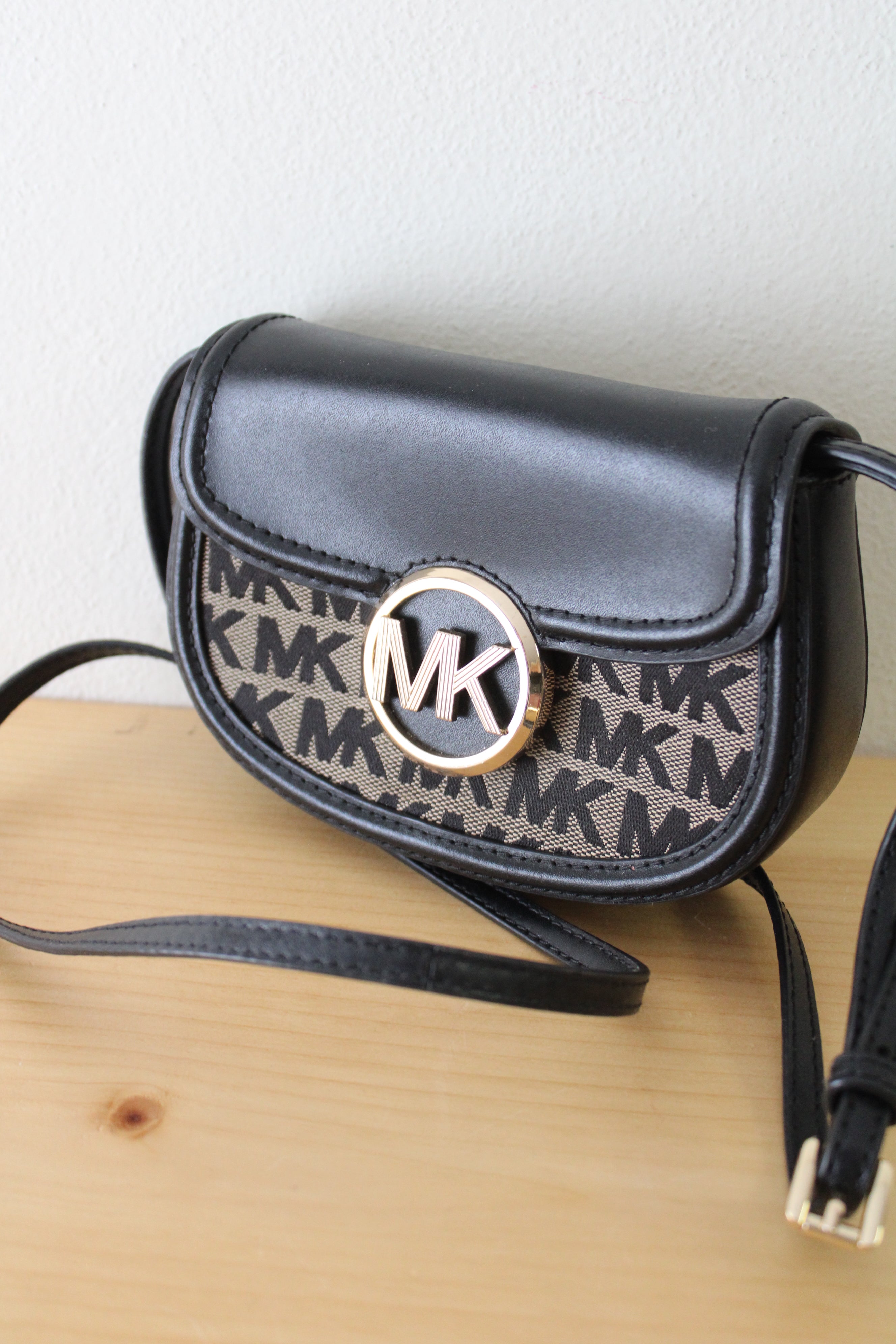 Michael Kors Fulton Leather Small Belt Bag Crossbody Waist Bag