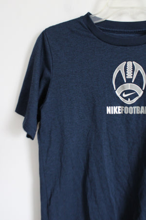 Nike Dri-Fit Football Navy Blue Shirt | Youth L (14/16)