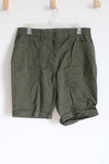 Croft & Barrow Olive Green Khaki Shorts | 12