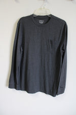 Croft & Barrow Gray Long Sleeved Shirt | L