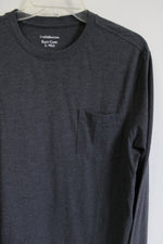 Croft & Barrow Gray Long Sleeved Shirt | L
