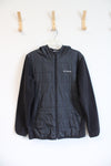 Columbia Black Lightweight Full Zip Jacket | M