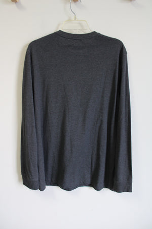 Croft & Barrow Gray Long Sleeved Shirt | L