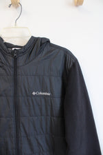 Columbia Black Lightweight Full Zip Jacket | M