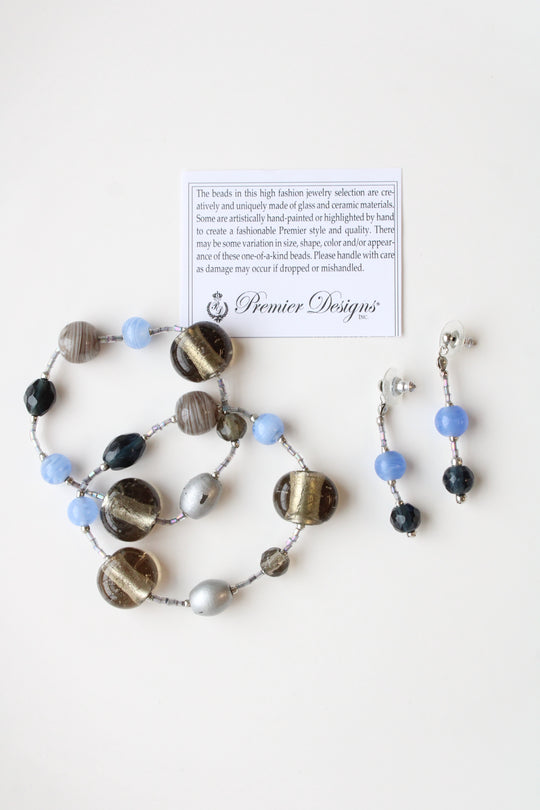 NEW Premier Designs Glass Beaded Bracelets & Earrings