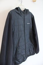 Columbia Black Lightweight Full Zip Jacket | M
