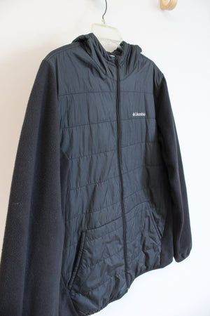 Columbia Black Lightweight Full Zip Jacket | M