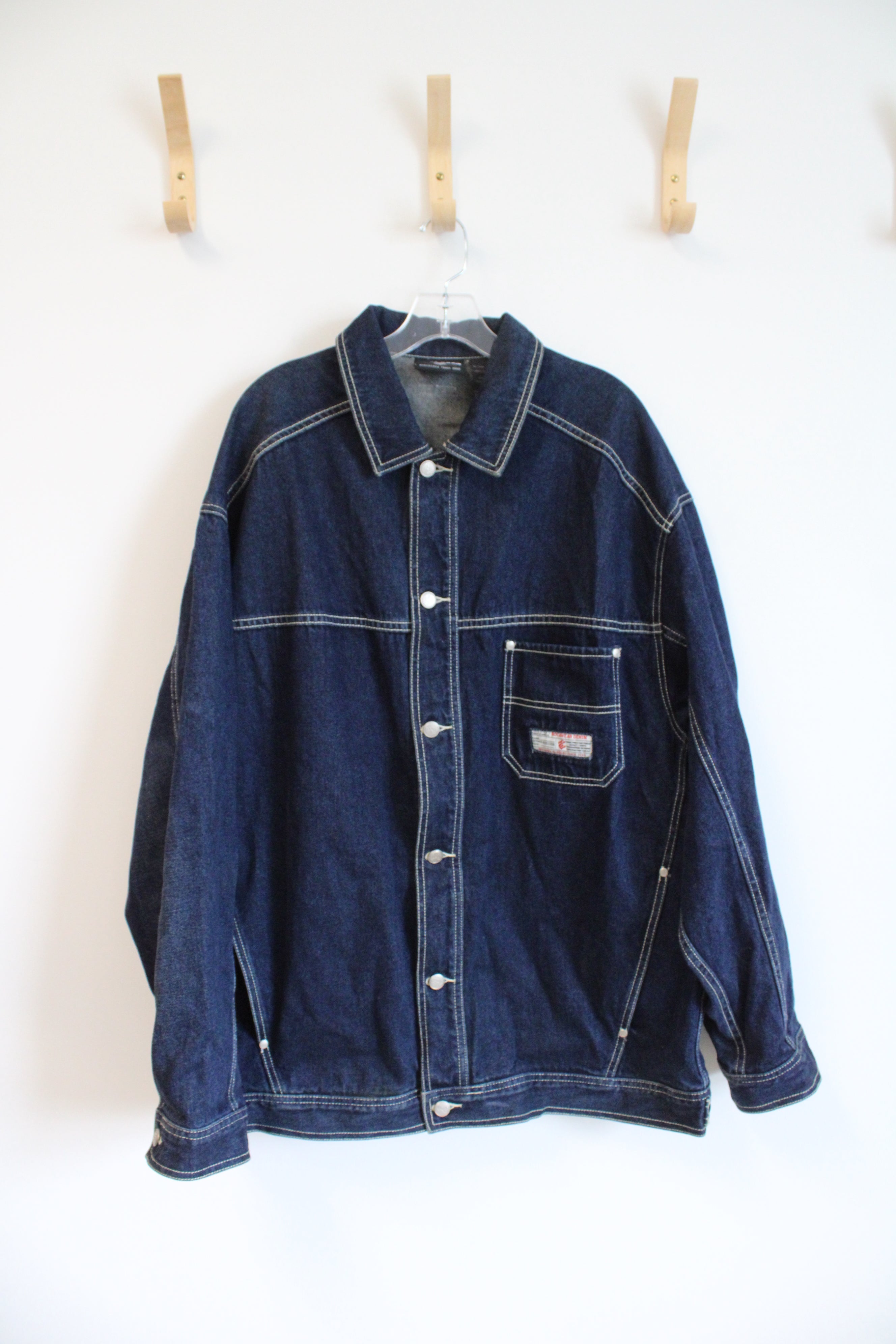 Vintage Rocawear Dark Wash Denim Jacket | XL