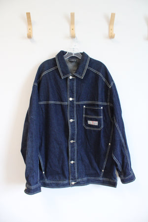 Vintage Rocawear Dark Wash Denim Jacket | XL