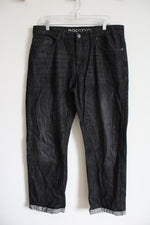 Peacocks Authentic Branded Goods Black Wash Cuff Jeans | 38X29