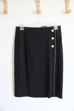 NEW Anne Klein Black Pencil Skirt | XS