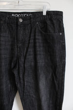 Peacocks Authentic Branded Goods Black Wash Cuff Jeans | 38X29