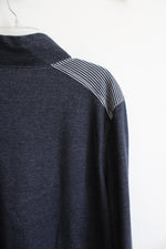 Onque Woman Blue Red & White Stripe Full Zip Jacket | 2X