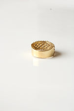 14K Yellow Gold Chain Mail Style Ring | Size 7