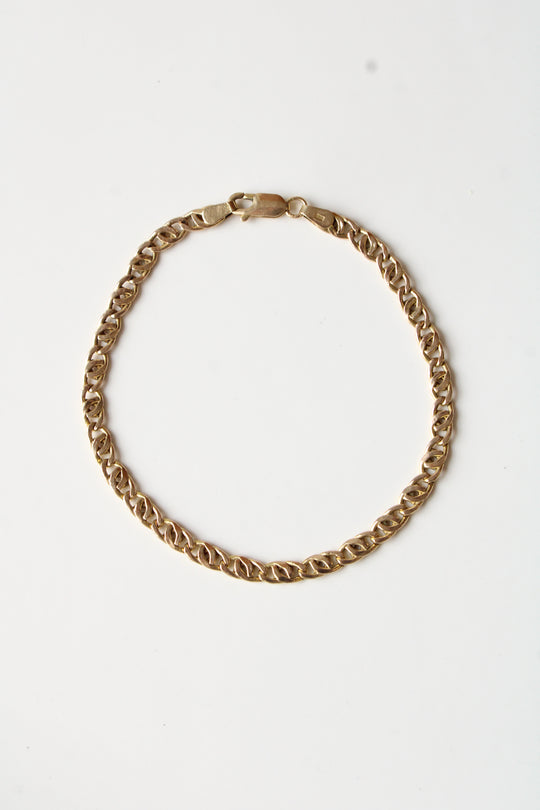 10K Yellow Gold Chain Bracelet
