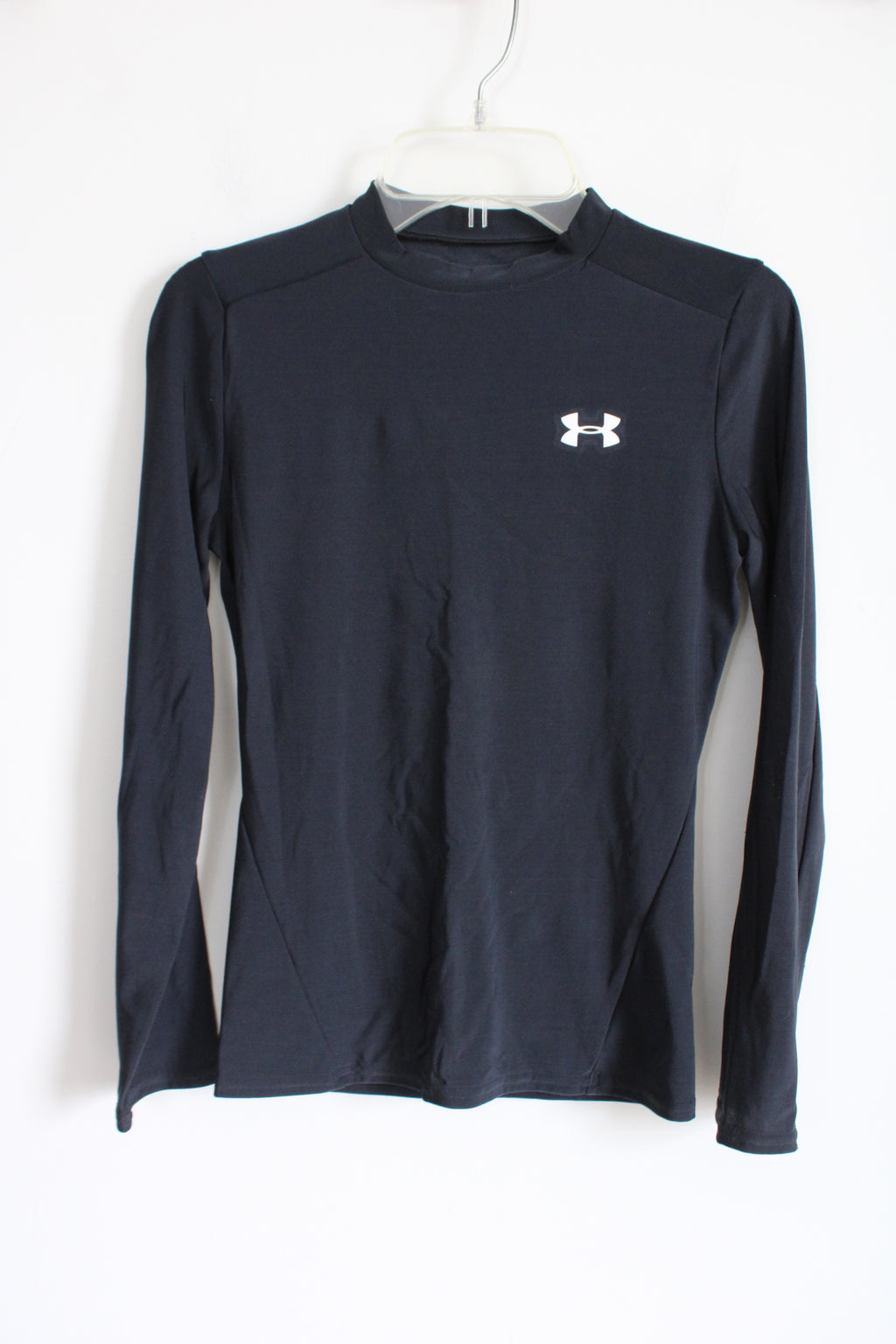 Under Armour Fitted HeatGear Black Top | Youth M (10/12)