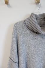 Free People Milo Gray Pullover Sweater | L