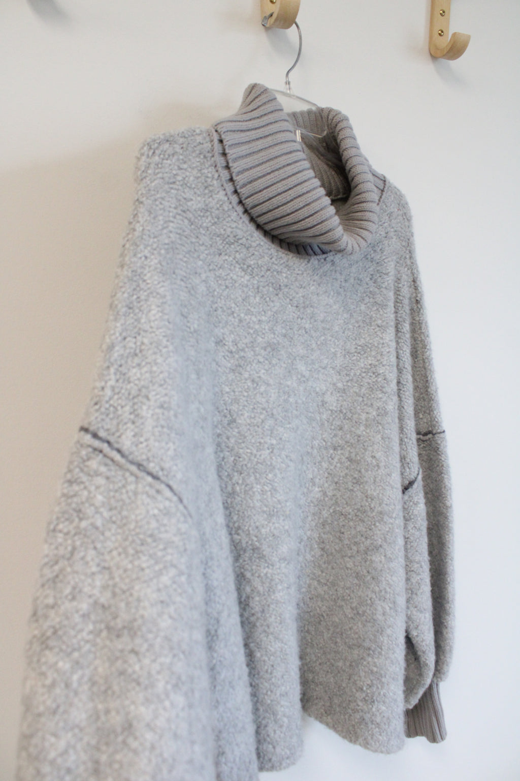 Free People Milo Gray Pullover Sweater | L