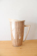 Raffiaware Vintage Melamine Pitcher & Tall Cup Set