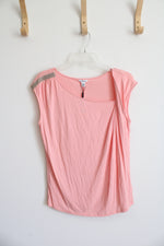 NEW Calvin Klein Light Pink Asymmetrical Top | S