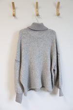 Free People Milo Gray Pullover Sweater | L