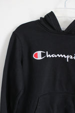 Champion Black Embroidered Logo Hoodie | Youth XL (18/20)