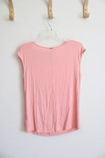 NEW Calvin Klein Light Pink Asymmetrical Top | S