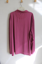 NEW Jos. A. Bank Traveler Magenta Dotted Collared Shirt | 3X
