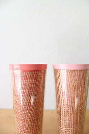 Raffiaware Vintage Melamine Pitcher & Tall Cup Set