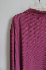 NEW Jos. A. Bank Traveler Magenta Dotted Collared Shirt | 3X