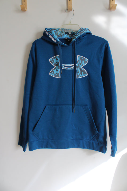 Under Armour Teal Blue Hoodie | S