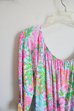 Lilly Pulitzer Lana Lilly Of The Jungle Floral Skort Romper | L