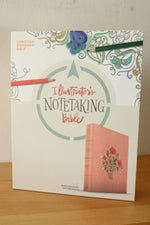 NEW CSB Illustrator's Notetaking Bible with Peach Leather Design in Storage Box