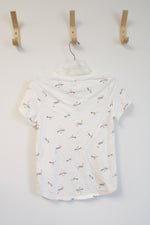 Old Navy White Everywear V-Neck Tee | XS