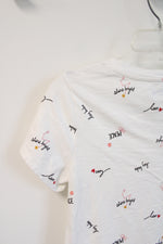 Old Navy White Everywear V-Neck Tee | XS