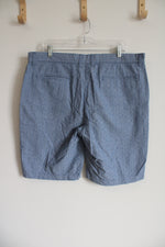 Gap Blue Chambray Patterned Shorts | 38