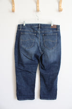 Lee Regular Fit Mid Rise Capri Jeans | 16M