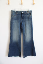 NEW Express 70's Flare Mid Rise Jeans | L Short