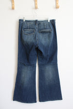 NEW Express 70's Flare Mid Rise Jeans | L Short