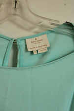 Kate Spade Light Teal Fit and Flare 3/4 Sleeve Dress | 10