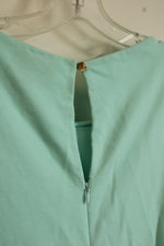 Kate Spade Light Teal Fit and Flare 3/4 Sleeve Dress | 10
