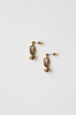 Warner Bugs Bunny Gold Finish Stud Dangle Earrings