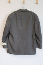 NEW Haggar Comfort Equipped Coat Blazer Jacket | 44 Long