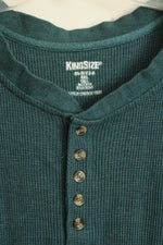 King size Hunter Green Button Top Thermal 4XL