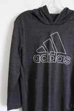 Adidas Gray Lightweight Logo Hoodie | Youth XL (18/20)