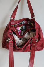 Tignanello Vintage Red Soft Leather Purse
